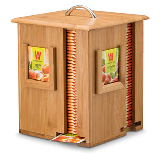 Freshwater Wooden Tea Storage Box Coffee Tea Bag Storage Box Sugar Packet Storage Box Home Storage Container