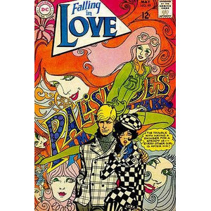 Comic Book Cover Poster Falling In Love #99-1968