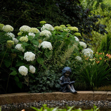 Natürlicher Familiengarten in moderner Optik