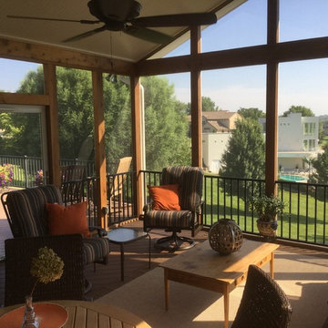 Cathedral Ceiling Lenexa KS screened porch