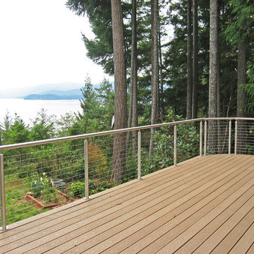 Quilcene, WA: Stainless Steel Round Railing System