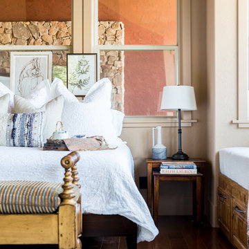 His bedside tablescape