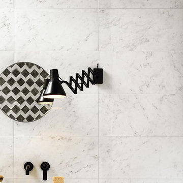 Aqua Blanco Carrara Porcelain Collection