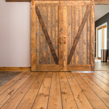Rustic Home: hardwood flooring that removed health issues