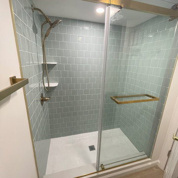 Single family home requested new bathroom in basement for owner