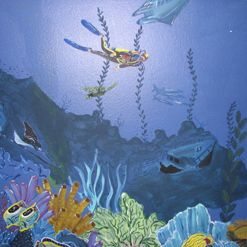 Playing under the sea
