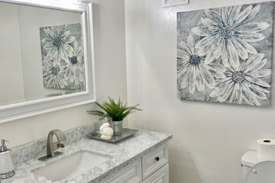 Example of a french country bathroom design in San Francisco