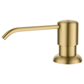 Kraus Soap Dispenser, Brushed Brass Finish