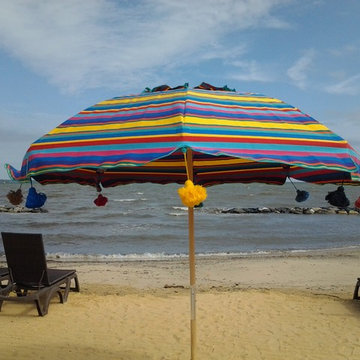 beach umbrellas
