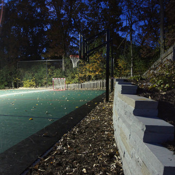 Contemporary Family Retreat & Sport Court