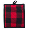 DII Red Buffalo Check Pot Holder, Set of 2