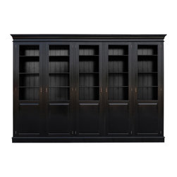 Eton Display Cabinet - black 5 bay - Products