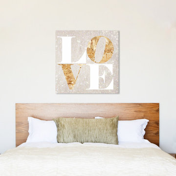 Oliver Gal 'Build on Love Spark' Canvas Art