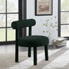 Parlor Boucle Fabric Upholstered Accent Chair, Green
