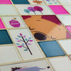 11.75"x11.75" Disney Glass Mosaic Wall Tile, Pink, Pooh and Friends