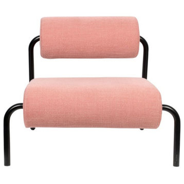 Pink Upholstered Lounge Chair | Zuiver Lekima