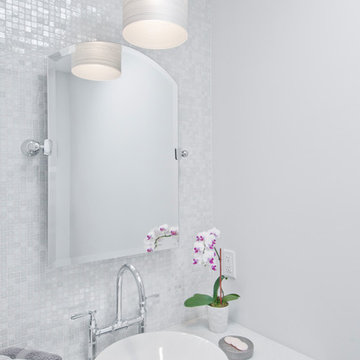 Hermosa Beach Minimalist Powder Room Transformation