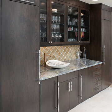 Bonita Bay High-Rise Condominium Contemporary Kitchen Remodel