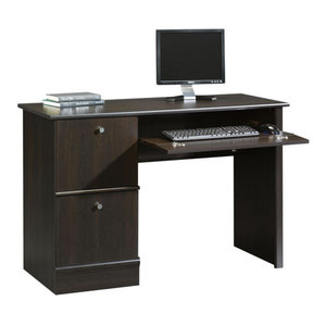 Sauder Beginnings Corner Computer Desk Cnc In Cinnamon Cherry
