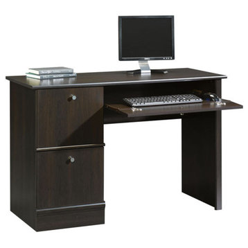 Sauder Select Engineered Wood Computer Desk in Cinnamon Cherry Finish