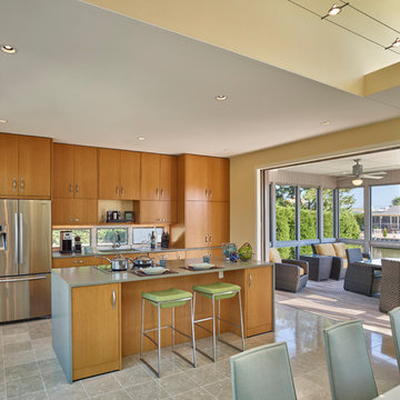 Kitchen and Screen Porch