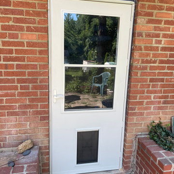 Pawsome Entry Upgrade: Larson Storm Door with Built-In Pet Door