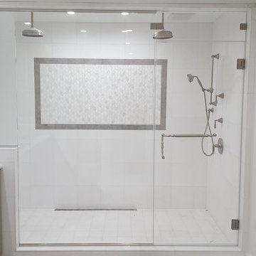 Frameless shower enclosure -Cold spring Harbor NY