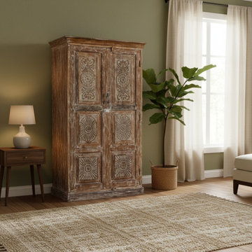 The Antique Carved Armoire Is the Statement Piece Your Room Doesn't Know It Need