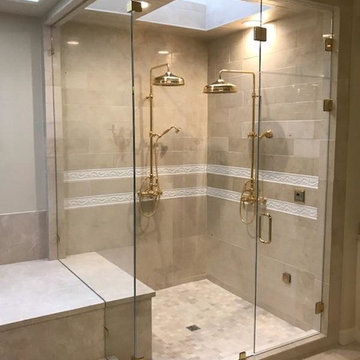 90 Degree Shower on Tub
