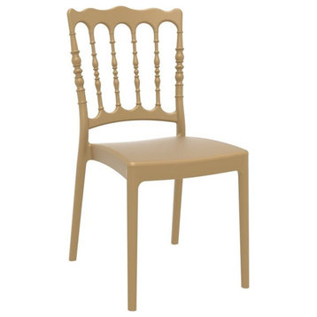 Compamia Napoleon Patio Dining Chair in Gold