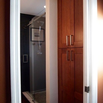 Barn Door Shower and Bathroom Remodel In Palm Harbor