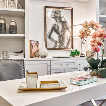 Home Office for Her: a Repurposed Playroom to Empty Nester's Sanctuary