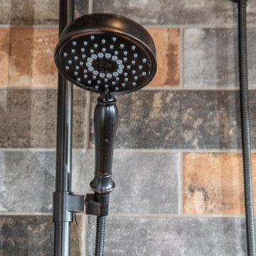 Rustic Log Cabin Master Bath