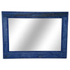Island Water Stain Herringbone Style Vanity Mirror, 42"x30"