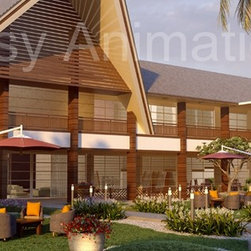 Residnetial 3D Exterior Rendering | Industrial 3D Exterior Rendering - Products