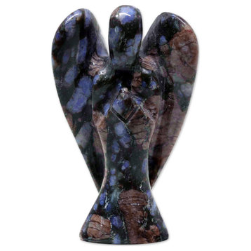 Novica Handmade Angel Of Perception Rhyolite Figurine