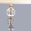 Madison 2 Piece Crystal Ball Lamp Set, Brushed Nickel