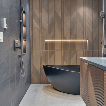 Modern Bathroom Remodels, Saratoga, CA
