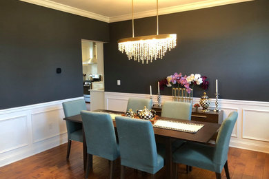 Dining room - mid-sized traditional dining room idea in Toronto