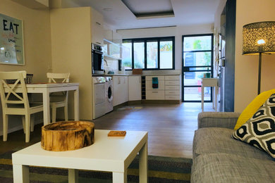 Inspiration for a small contemporary living room remodel in Other