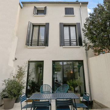 Montreuil _ Réhabilitation complète d'une maison et sa verrière