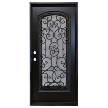 Forever Door, Exterior Front Entry Composite Door FRRC02, 36"x80", Right H
