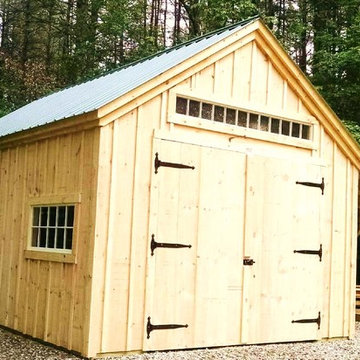 Firewood & Equipment Storage ~ 14' x 20' One Bay Garage