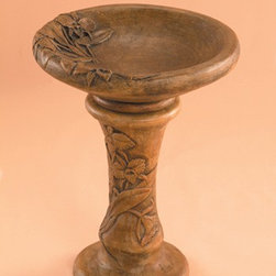 Orchid Birdbath - Bird Baths