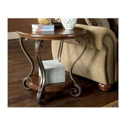 Nestor Round End Table - Side Tables And End Tables