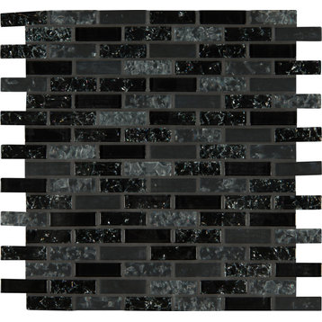 MSI SMOT-GLSB-CR-6MM 1" x 2" Brick Joint Mosaic Tile - Glossy - Glissen