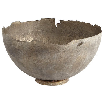 Pompeii Bowl, Whitewashed, Medium