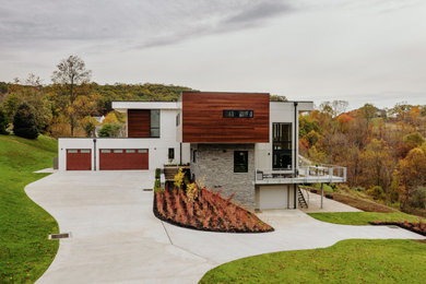 Modern exterior home idea in Other