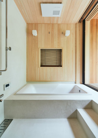和モダン 浴室 by アトリエハトリ一級建築士事務所