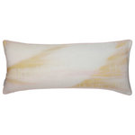 StyleCraft - Austin Allen James-Bloom-Linen Art Printed Pillow-35" x 15" - Enhance your living room or bedroom ambiance with our Bloom throw pillow. This piece, inspired by the artistic designs of Austin Allen James, gives a painterly and abstract look to your furniture pairing. Stuffed with luxurious duck feather cotton, it promises not just style, but comfort that invites relaxation and leisure. Put an artistic spin to your home decor with this eye-catching piece.